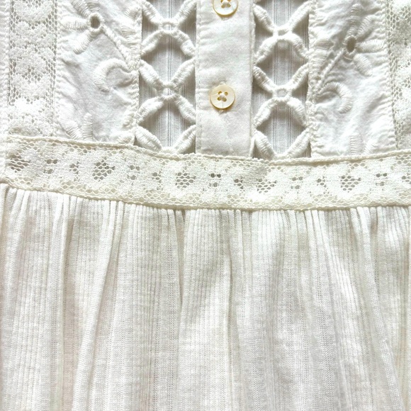 FREE PEOPLE Pretty Please Long Sleeve Embroidered Tunic--M - Picture 10 of 14